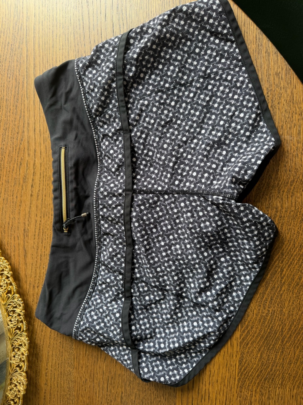 Lululemon Run Speed Shorts in a Dottie Eyelet pattern - Picture 2 of 4
